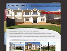 Tablet Screenshot of casasdeartesania.com